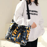 Waterproof Nylon Shoulder Bags Large Capacity Handbag Female Travel Crossbody