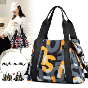 Waterproof Nylon Shoulder Bags Large Capacity Handbag Female Travel Crossbody
