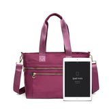 Waterproof Nylon Shoulder Totes Top-handle Bag