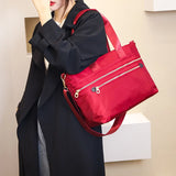 Waterproof Nylon Shoulder Totes Top-handle Bag