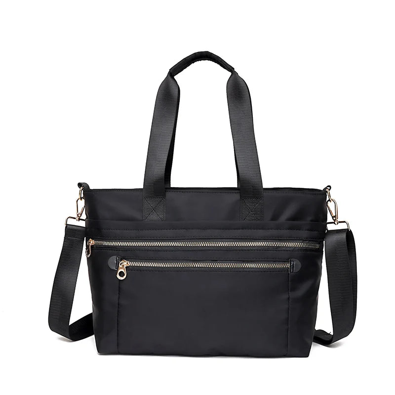Waterproof Nylon Shoulder Totes Top-handle Bag