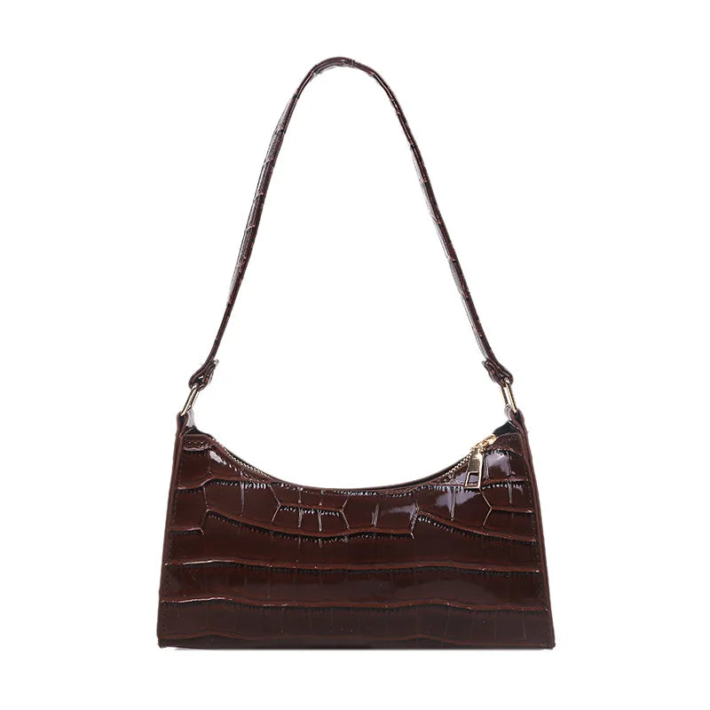 Women's Mini Handbags Vintage Underarm Bag Casual Ladies Small Purses PU Le
