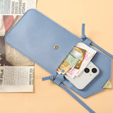 Women's Mini Transparent Phone Wallet Crossbody Bag Clutch Purse