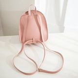 Mini PU Leather Backpack with Bow-Knot - Small School Bag for Girls