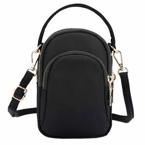 Vintage Lightweight Nylon Mini Shoulder Bag Waterproof Crossbody Purse