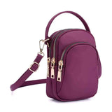 Vintage Lightweight Nylon Mini Shoulder Bag Waterproof Crossbody Purse