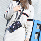 Women's Mini Shoulder Bag Handbag Messenger Vintage Lightweight Nylon Purse