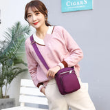 Vintage Lightweight Nylon Mini Shoulder Bag Handbag Messenger Purse
