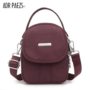 Women's Mini Shoulder Bag Handbag Lightweight Nylon Purse