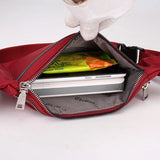 Women's Vintage Mini Shoulder Bag Messenger Lightweight Nylon Solid Zip