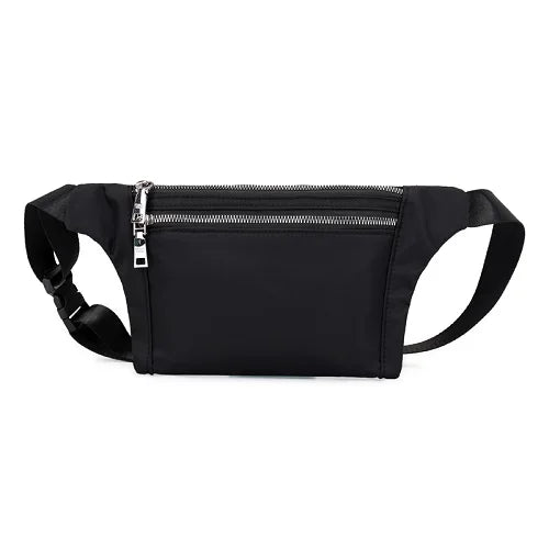 Women's Vintage Mini Shoulder Bag Messenger Lightweight Nylon Solid Zip