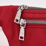 Women's Vintage Mini Shoulder Bag Messenger Lightweight Nylon Solid Zip