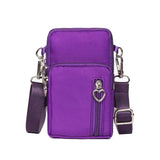 Women's Mini Shoulder Bag Oxford Waterproof Handbag Wrist Pouch Wallet