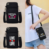 Mini Shoulder Bag Cell Phone Pocket Pattern Organizer Wrist Bags