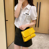 Women's Mini Shoulder Bag Embroidery Camera Ladies Messenger Chain Bag