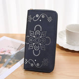Women's Long Zipper Handbag Hollow Wallet Personalized Women's Bag