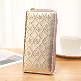 Women's Hollow Zipper Handbag Long Wallet