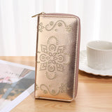 Women's Long Zipper Handbag Hollow Wallet Personalized Women's Bag