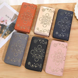 Women's Long Zipper Handbag Hollow Wallet Personalized Women's Bag