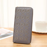 Women's Hollow Zipper Handbag Long Wallet