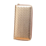 Women's Long Zipper Handbag Hollow Wallet