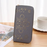 Women's Long Zipper Handbag Hollow Wallet Personalized Women's Bag