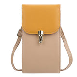 Women's Mobile Phone Bag Wallet Solid Versatile Zipper Messenger Bag