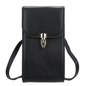 Women's Mobile Phone Bag Wallet Solid Versatile Zipper Messenger Bag