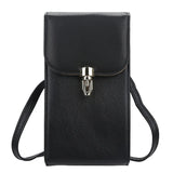 Women's Mobile Phone Bag Wallet Solid Versatile Zipper Messenger Bag