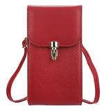 Women's Mobile Phone Bag Wallet Solid Versatile Zipper Messenger Bag