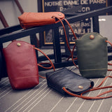 Women's Retro PU Leather Mobile Phone Bag Crossbody Handbag