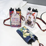 Women's Mobile Phone Bag Cartoon Animal Messenger Bag