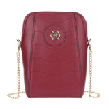 Women's Mobile Phone Purse Messenger Bag with Multiple Compartments