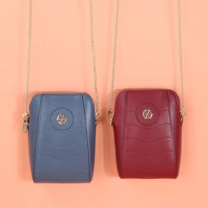 Women's Mobile Phone Purse Messenger Bag with Multiple Compartments