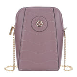 Women's Mobile Phone Purse Messenger Bag with Multiple Compartments
