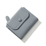 Women's Zipper Coin Purse Wallet For Girl PU Leather Short Wallet