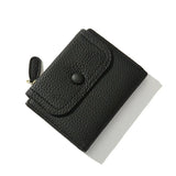 Women's Zipper Coin Purse Wallet For Girl PU Leather Short Wallet