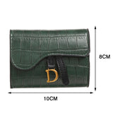 Crocodile Pattern Wallet for Women, Business & Dating