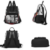 Women's Anti-Theft Backpack Large Capacity Lightweight Schoolbag