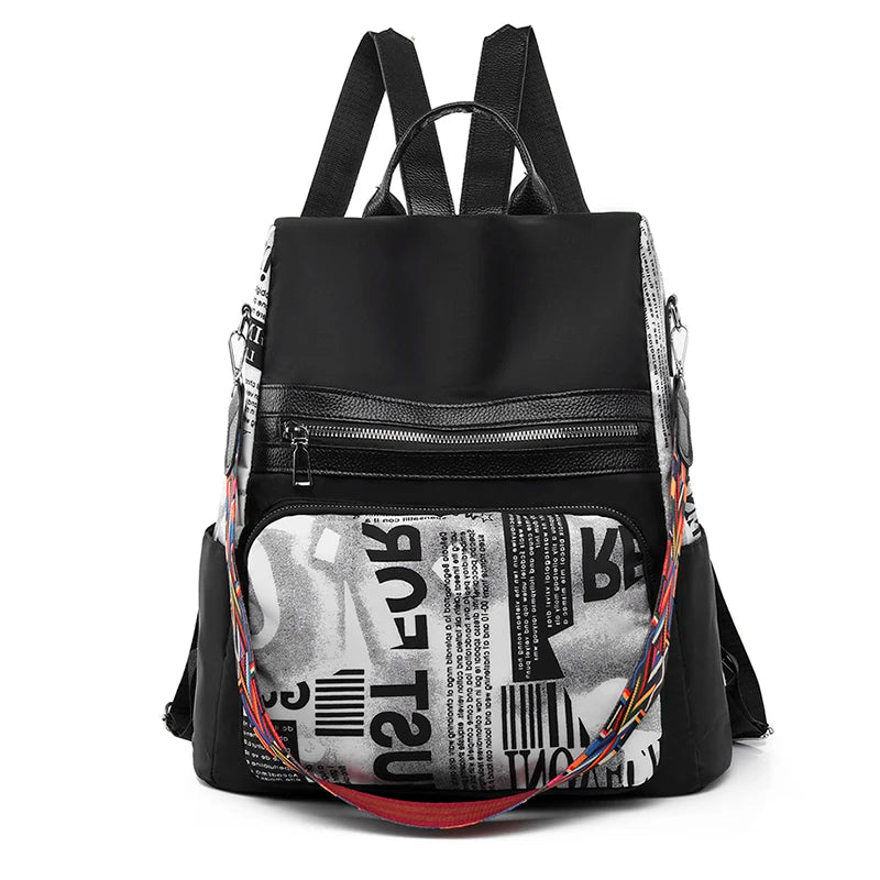 Women's Anti-Theft Backpack Large Capacity Lightweight Schoolbag