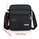 Women's Nylon Cross Body Messenger Bag High-capacity Shoulder Handbag