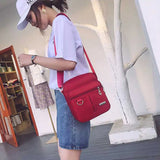 Women's Nylon Cross Body Messenger Bag High-capacity Shoulder Handbag