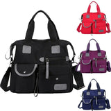 Women's Multi-pocket Shoulder Bag for Outdoor Travel Large Capacity Handbags