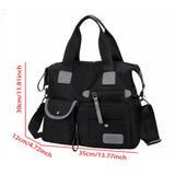 Women's Multi-pocket Shoulder Bag for Outdoor Travel Large Capacity Handbags