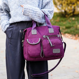 Women's Multi-pockets Shoulder Bag Large Capacity Handbags