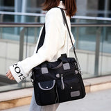 Women's Multi-pockets Shoulder Bag Large Capacity Handbags