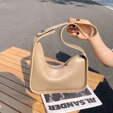 Women's Armpit Shoulder Bag Wide Strap Messenger Bag