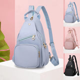 Women's Crossbody Sport Bag Waterproof Sling Chest Vintage Backpack