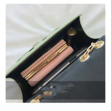 Women's Retro One Shoulder Square Bag, PU Leather Messenger Bag