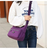 Women's One-Shoulder Messenger Bag Waterproof Nylon Handbags